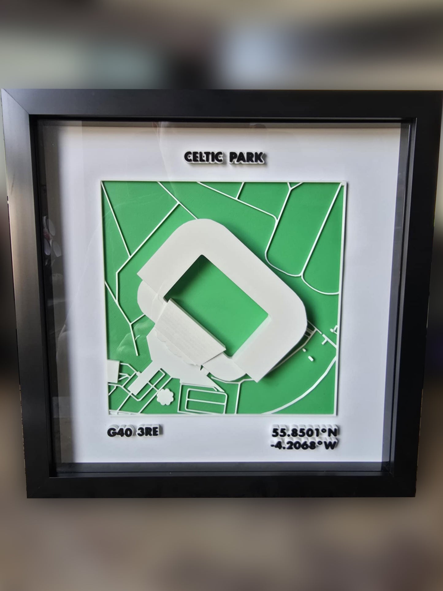 3D Stadium Framed Print