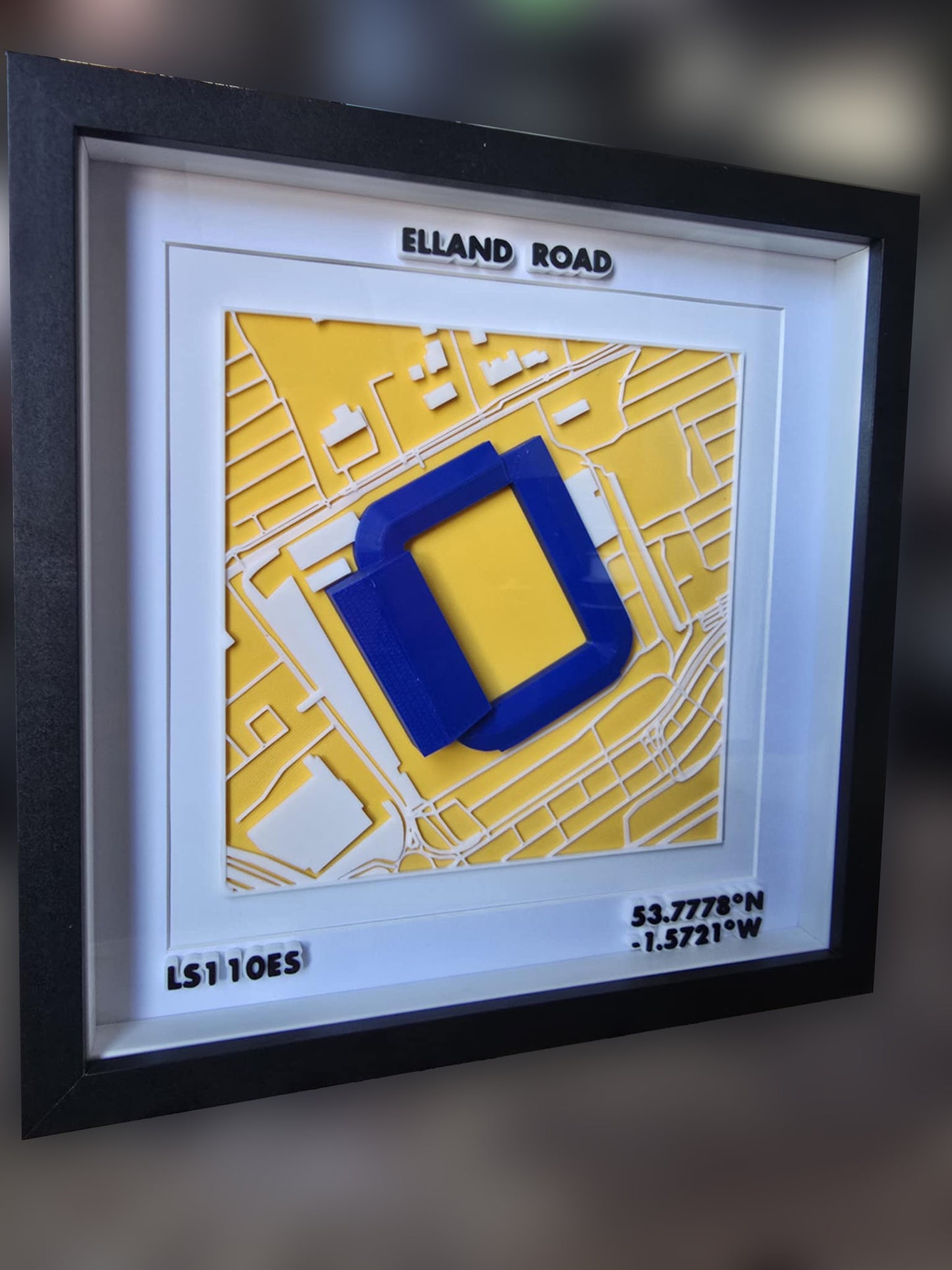 3D Stadium Framed Print