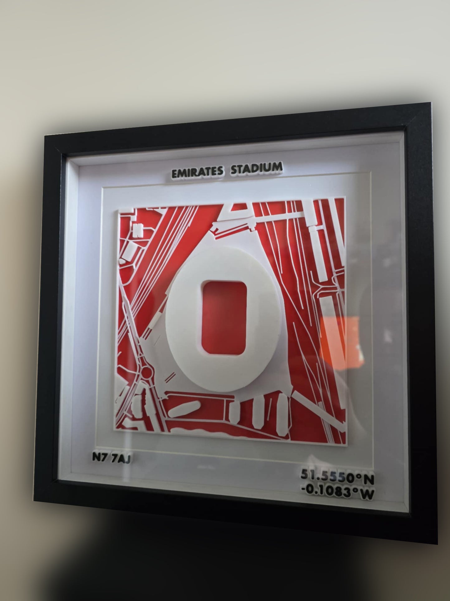 3D Stadium Framed Print