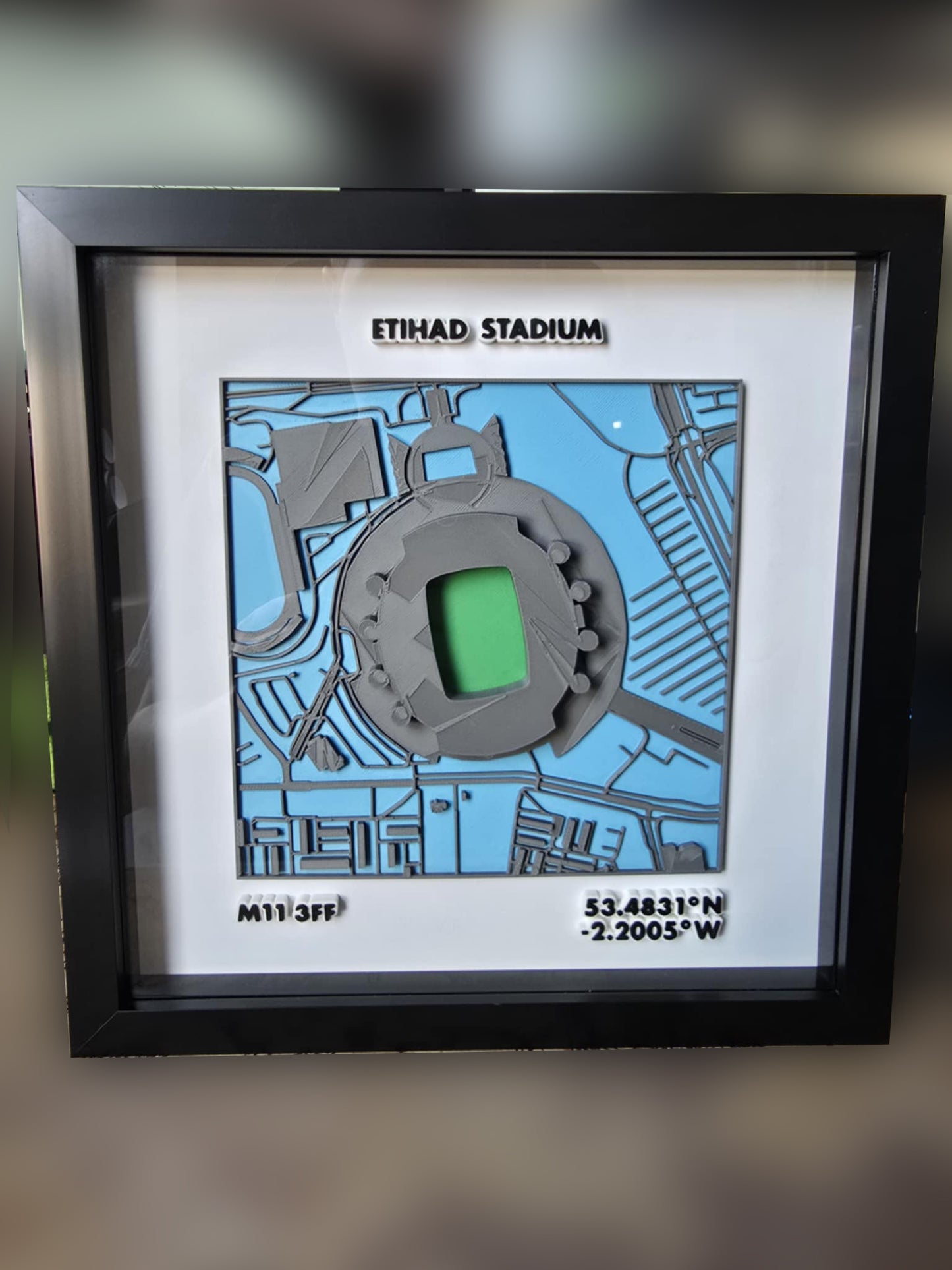 3D Stadium Framed Print