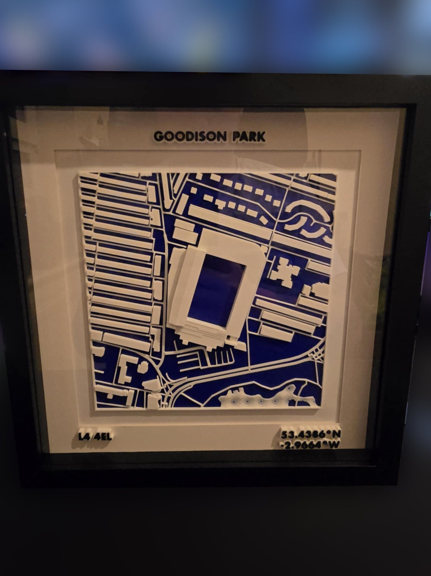3D Stadium Framed Print