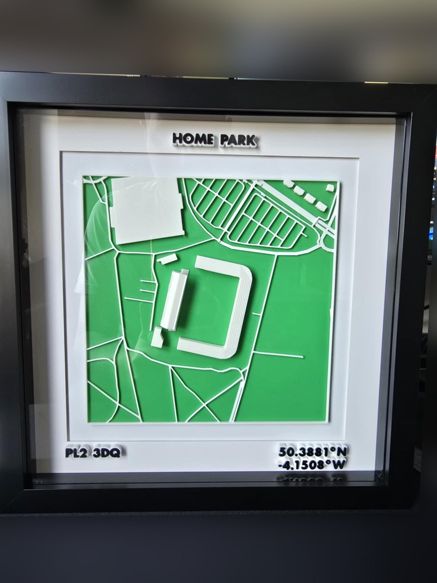 3D Stadium Framed Print
