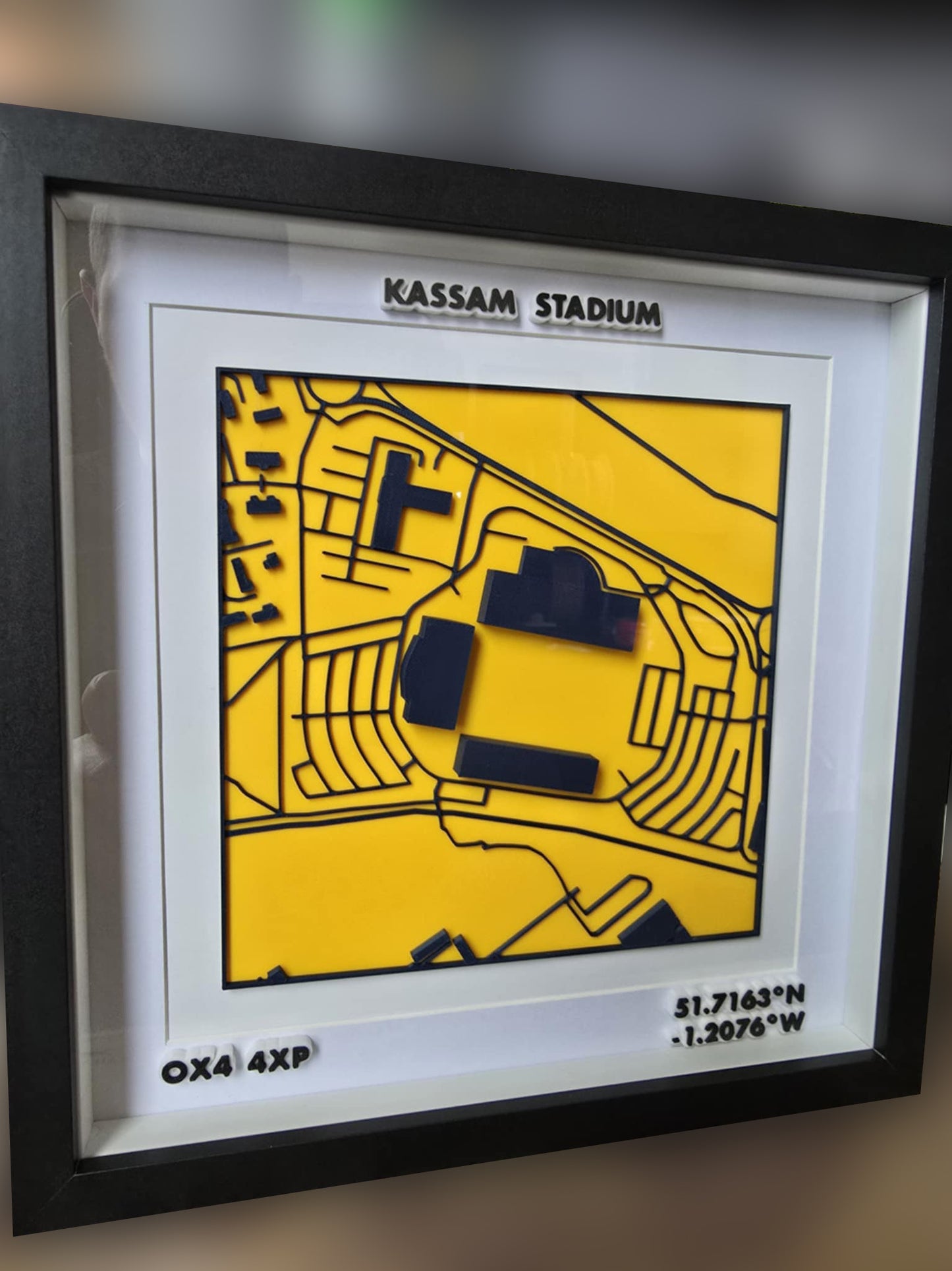 3D Stadium Framed Print