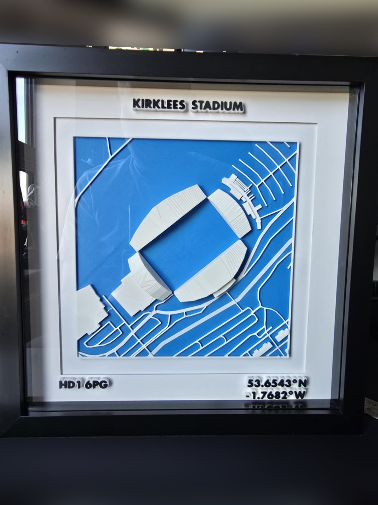 3D Stadium Framed Print