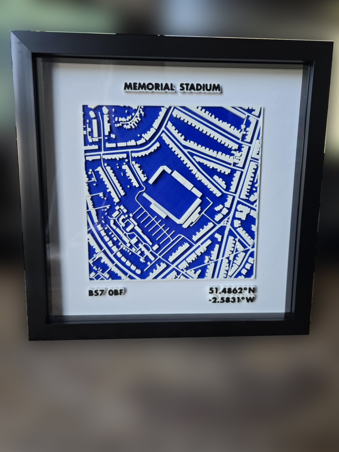 3D Stadium Framed Print