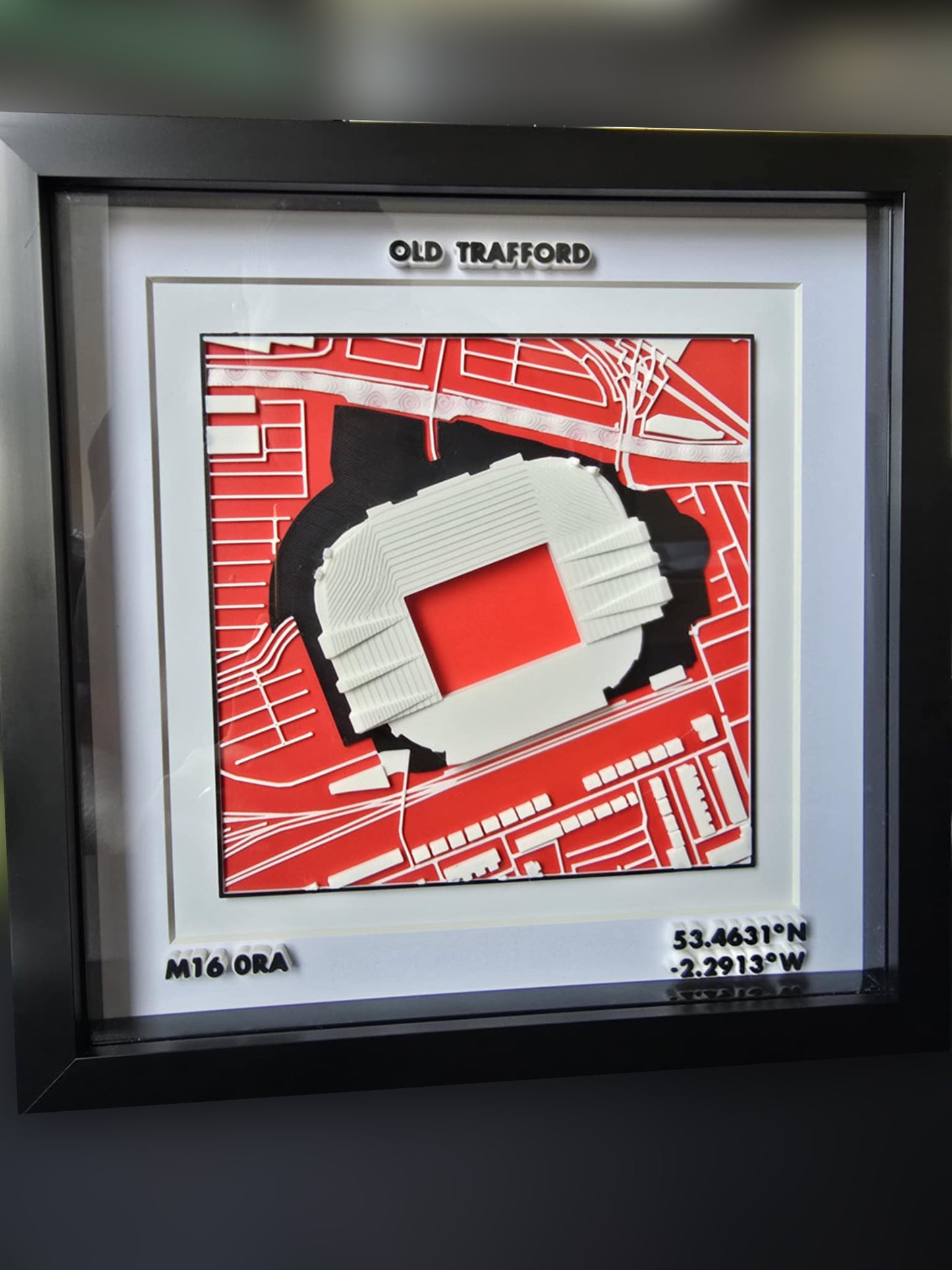 3D Stadium Framed Print