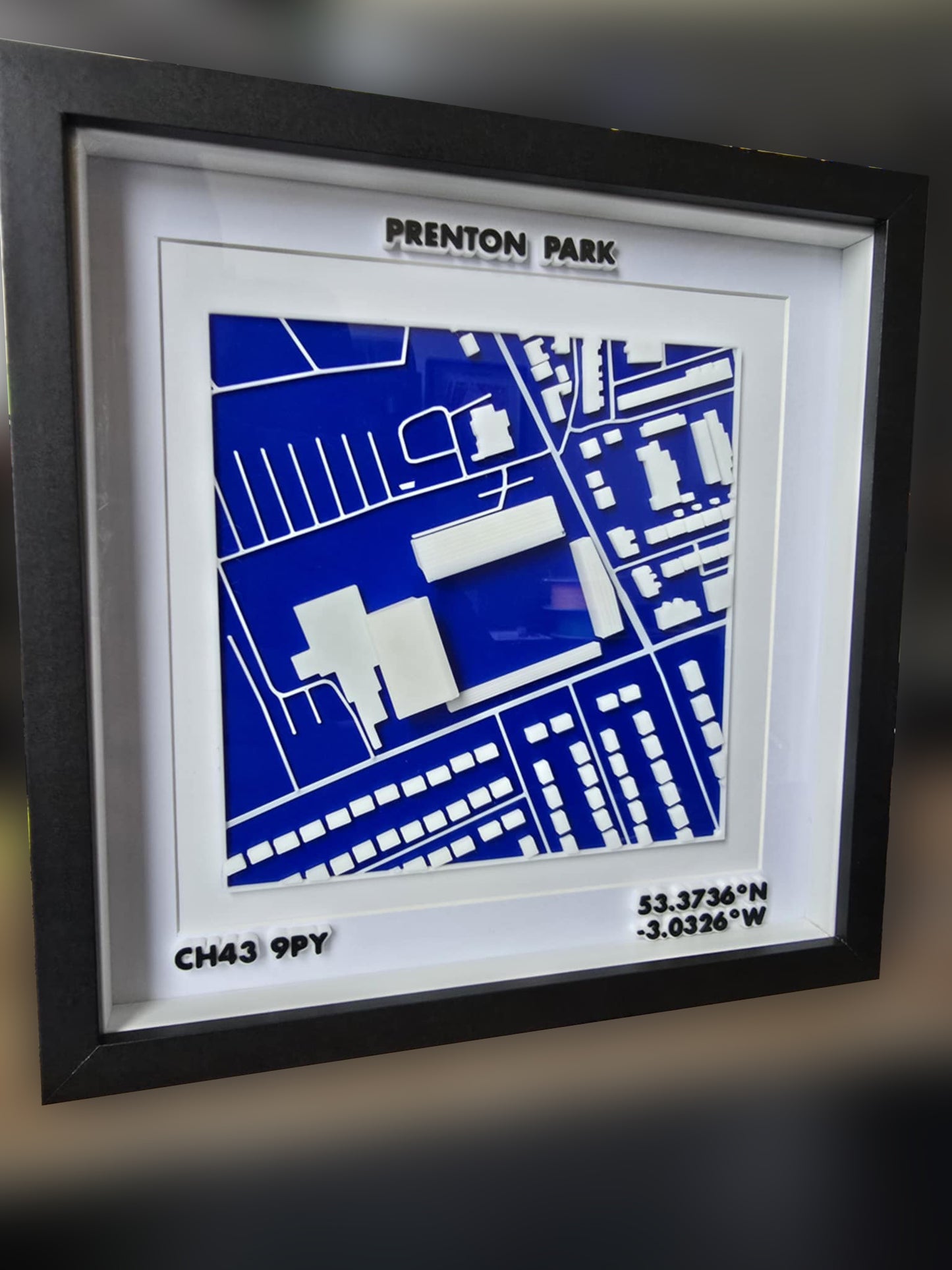 3D Stadium Framed Print