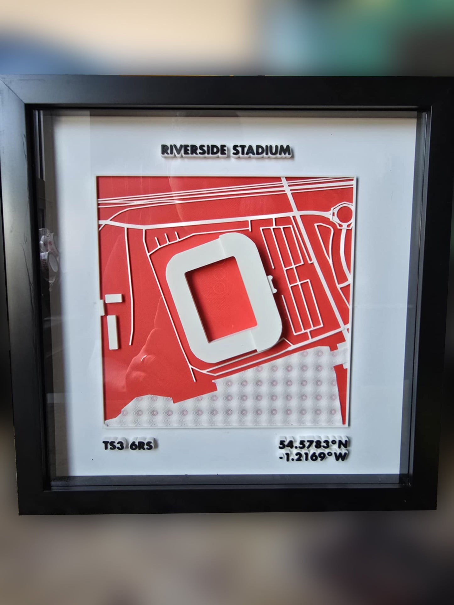 3D Stadium Framed Print