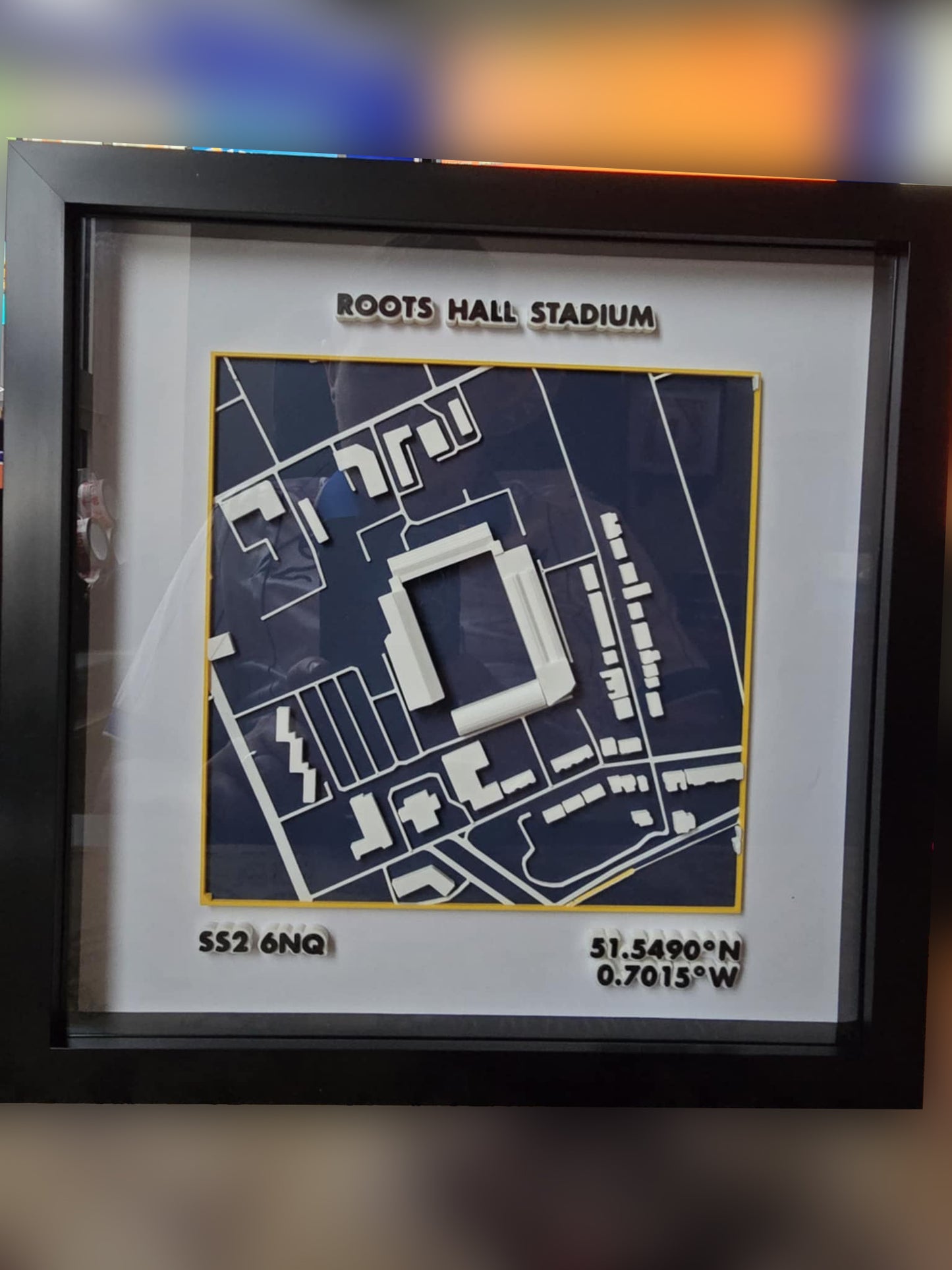 3D Stadium Framed Print