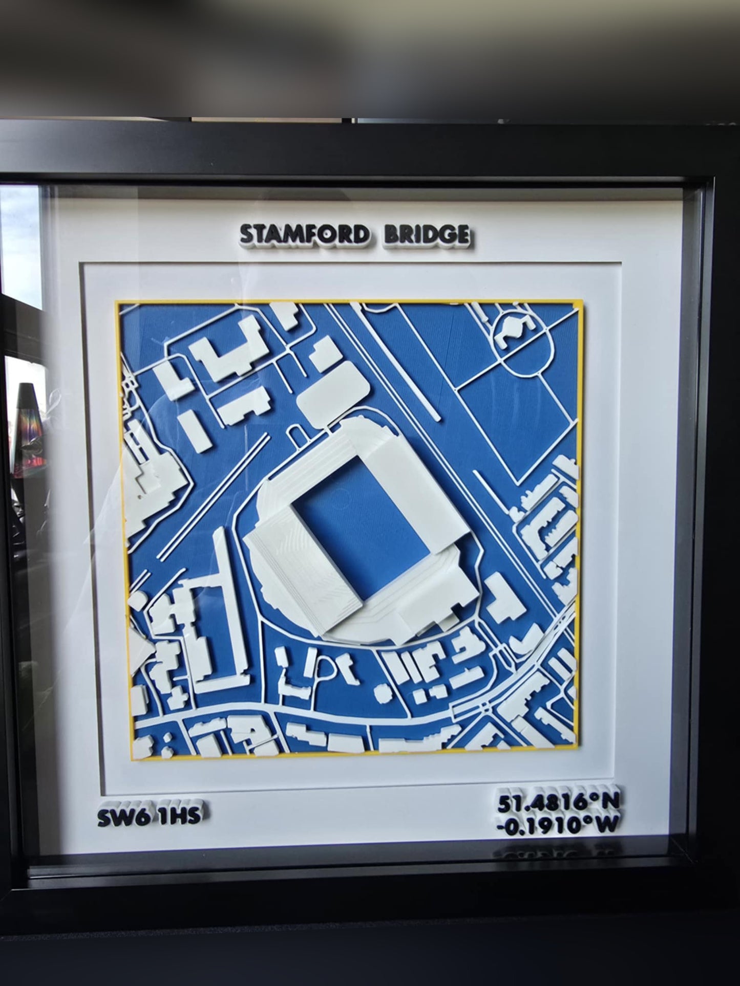 3D Stadium Framed Print