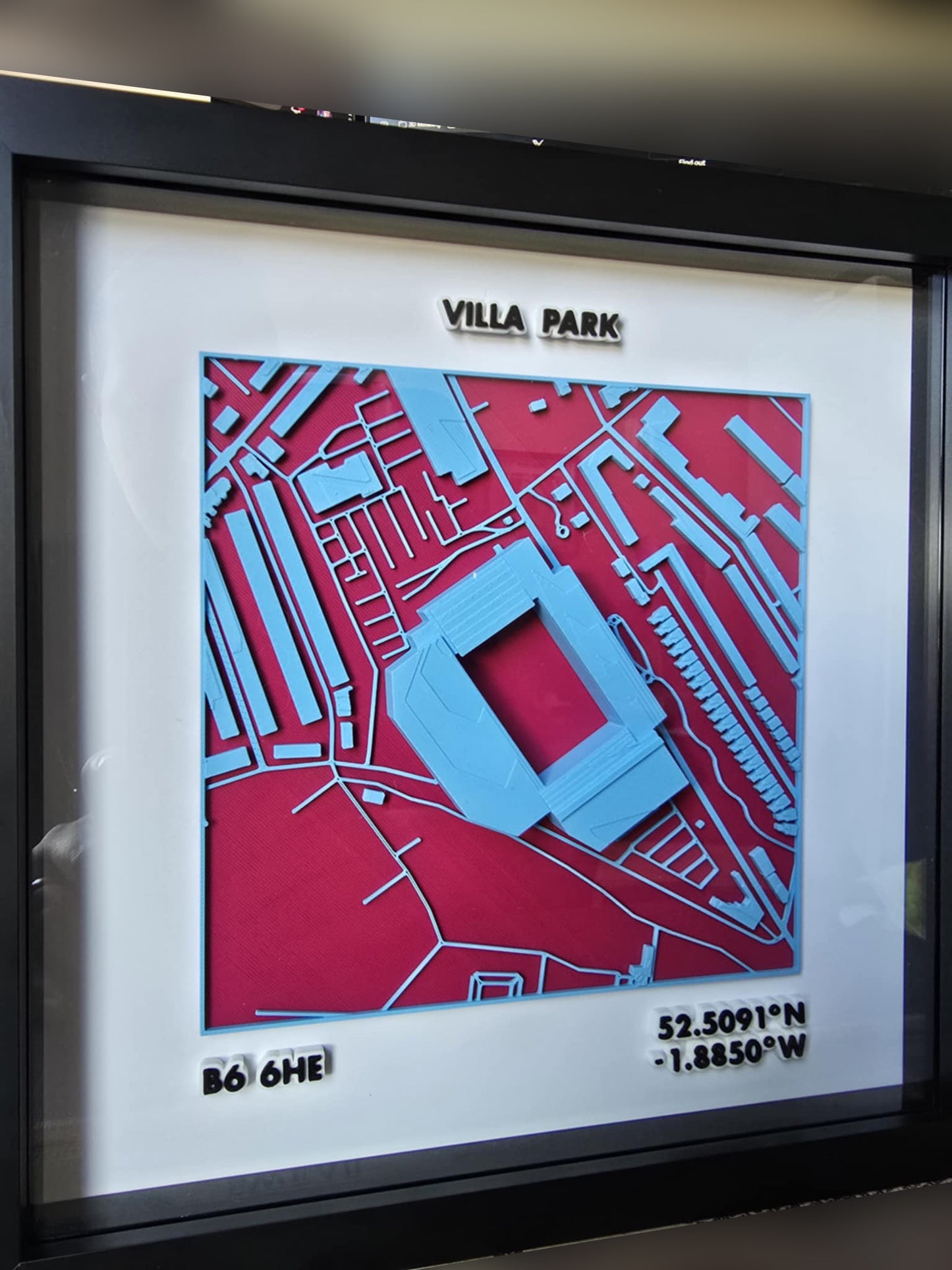 3D Stadium Framed Print